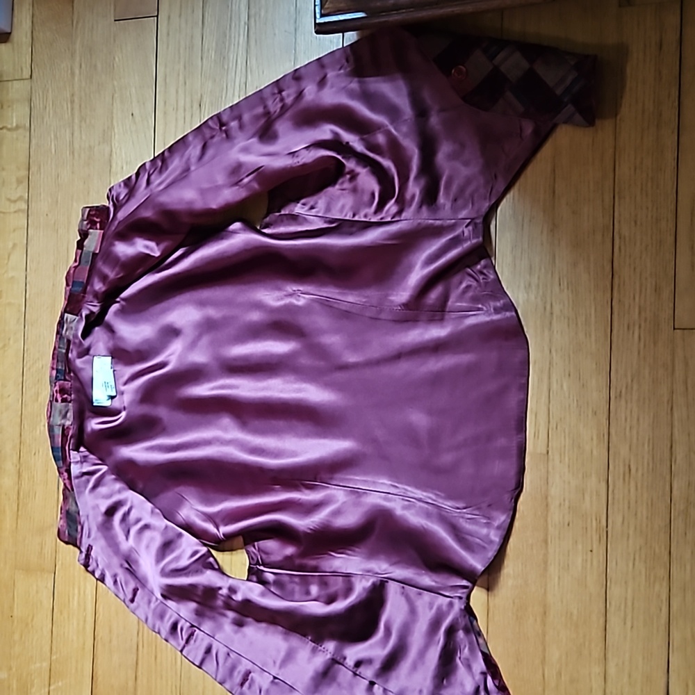 Jeff Gallano Paris Vintage Silk/Linen Vest - Picture 9 of 14